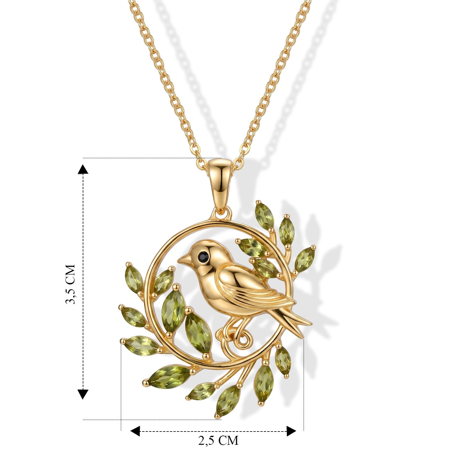 EVER TRUE Peridot Arizona Schmuckset ca. 50 cm ca. 2,09 ct.