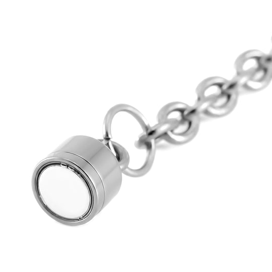 2er Set Armband Magnetschließe mit Extender aus 316L Edelstahl, Goldfarben