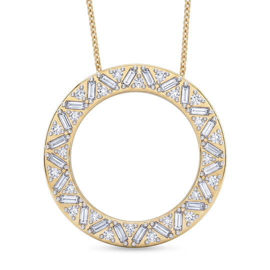 LUXURIANT DIAMOND - Lab Grown Diamant SI-GH Schmuckset ca. 50 cm 925 Silber Rhodiniert ca. 1,01 ct.