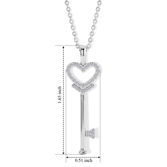 LUXURIANT DIAMOND - Lab Grown Diamant SI-GH Schmuckset ca. 50 cm 925 Silber 750 Gelbgold vermeil ca. 0,26 ct.