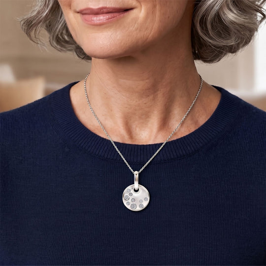 LUXURIANT DIAMOND - Lab Grown Diamant SGL zertifiziert SI-GH Schmuckset ca. 50 cm 925 Silber Rhodiniert ca. 0,50 ct.