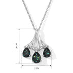 EVER TRUE Alexandrit Quarz Triplette Schmuckset ca. 50 cm ca. 4,78 ct.