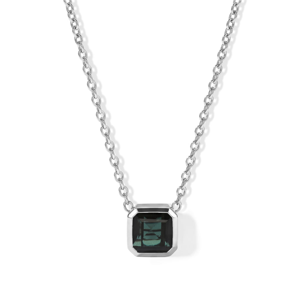 D'Joy Alexandrit Quarz Triplette Schmuckset ca. 50 cm 925 Silber Platiniert und Edelstahl Platiniert ca. 1,31 ct.