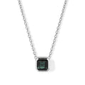 D'Joy Alexandrit Quarz Triplette Schmuckset ca. 50 cm 925 Silber Platiniert und Edelstahl Platiniert ca. 1,31 ct.