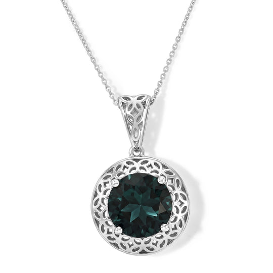 D'Joy Alexandrit Quarz Triplette Schmuckset ca. 50 cm 925 Silber Rhodiniert ca. 6,21 ct.