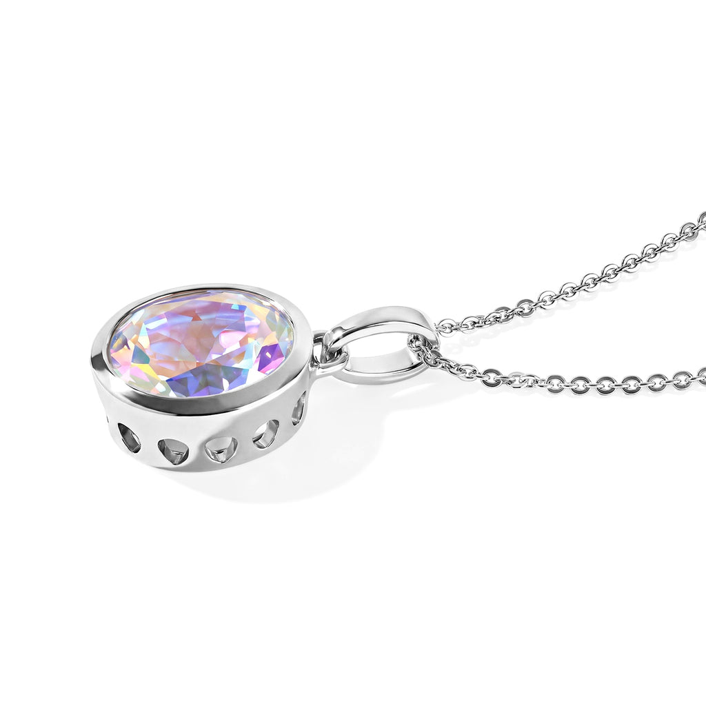 D'Joy Merkur mystischer Topas Schmuckset ca. 50 cm 925 Silber Rhodiniert ca. 4,10 ct.
