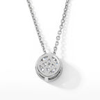 D'Joy Moissanit Schmuckset ca. 50 cm 925 Silber Rhodiniert ca. 1.00 ct