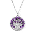 EVER TRUE Afrikanischer Amethyst Schmuckset ca. 50 cm ca. 3.20 ct