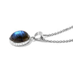 D'Joy AAA Labradorit Schmuckset ca. 50 cm ca. 6,84 ct.