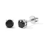 D'Joy Schwarzer Moissanit Schmuckset 925 Silber Rhodiniert ca. 14,10 ct.