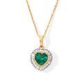 LUXURIANT DIAMOND - 925 Silber 750 Gelbgold vermeil Schmuckset ca. 50 cm ca.