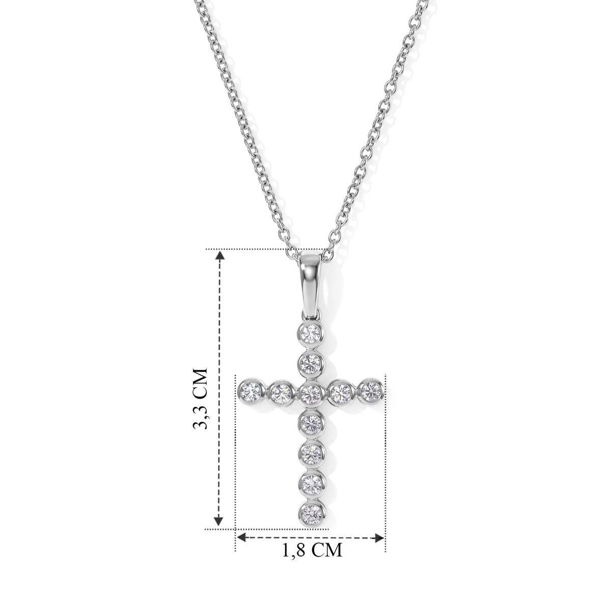 LUXURIANT DIAMOND - Lab Grown Diamant SI-GH Schmuckset ca. 50 cm ca. 0,51 ct.