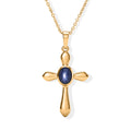 EVER TRUE Diffundierter Stern blauer Saphir Anhänger mit Kette, ca. 50 cm ca. 1.91 ct