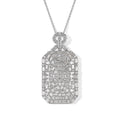 D'Joy Moissanit Schmuckset ca. 50 cm 925 Silber Rhodiniert ca. 3,99 ct.
