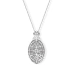 D'Joy Moissanit Schmuckset ca. 50 cm 925 Silber Rhodiniert ca. 4,95 ct.