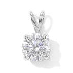 VS Moissanit GRA zertifiziert Schmuckset 925 Silber Platiniert ca. 1,67 ct.