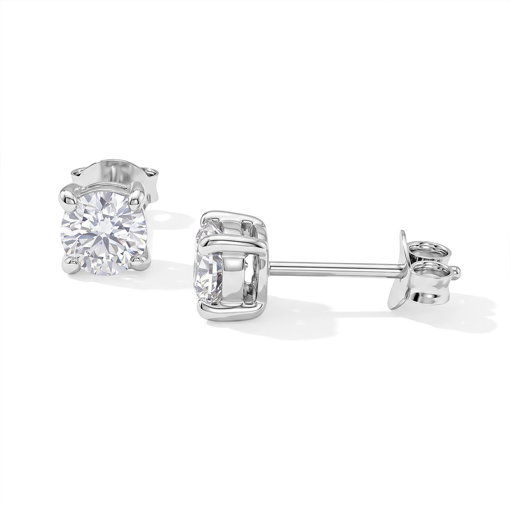 VS Moissanit GRA zertifiziert Schmuckset 925 Silber Platiniert ca. 1,67 ct.