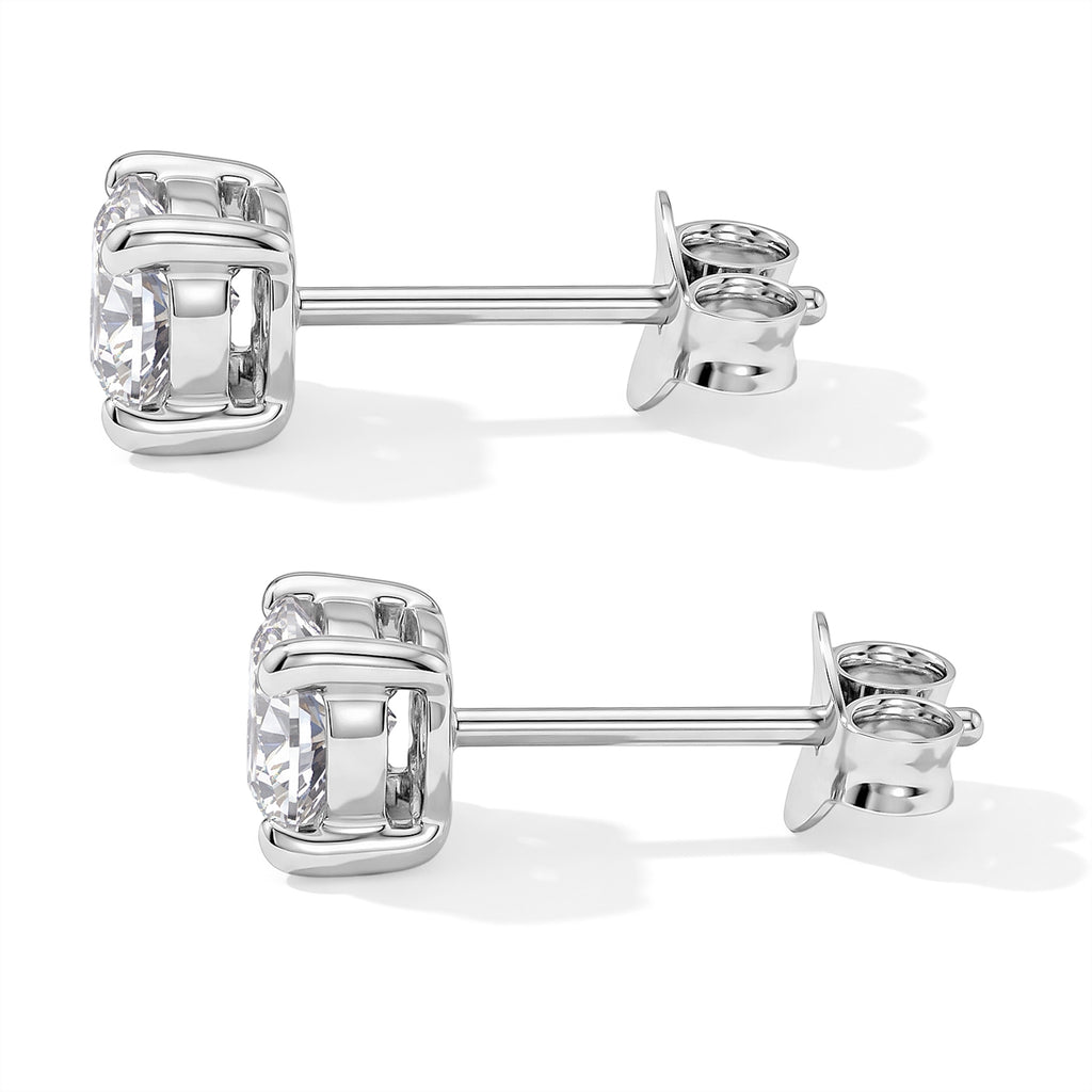 VS Moissanit GRA zertifiziert Schmuckset 925 Silber Platiniert ca. 1,67 ct.