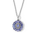 EVER TRUE Tansanit Schmuckset (10-15 Werktage Lieferzeit) ca. 50 cm ca. 4,11 ct.