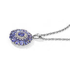 EVER TRUE Tansanit Schmuckset (10-15 Werktage Lieferzeit) ca. 50 cm ca. 4,11 ct.