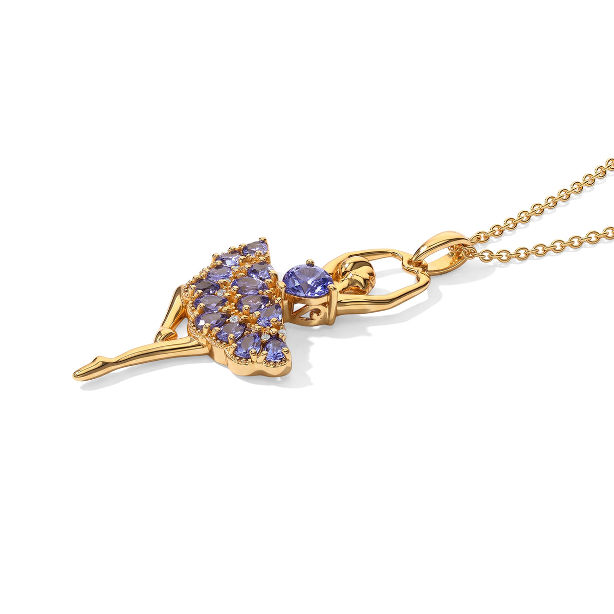 EVER TRUE Tansanit Schmuckset ca. 50 cm ca. 2,80 ct.