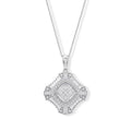 LUXURIANT DIAMOND - Lab Grown Diamant SI-GH Schmuckset ca. 45 cm 925 Silber Rhodiniert ca. 0,98 ct.