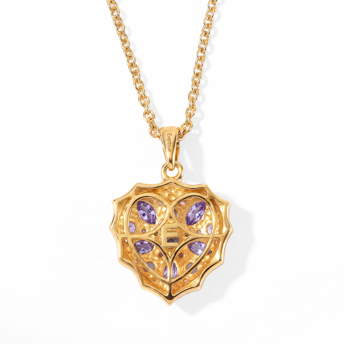 EVER TRUE Tansanit Anhänger mit Kette, ca. 50 cm ca. 2.05 ct