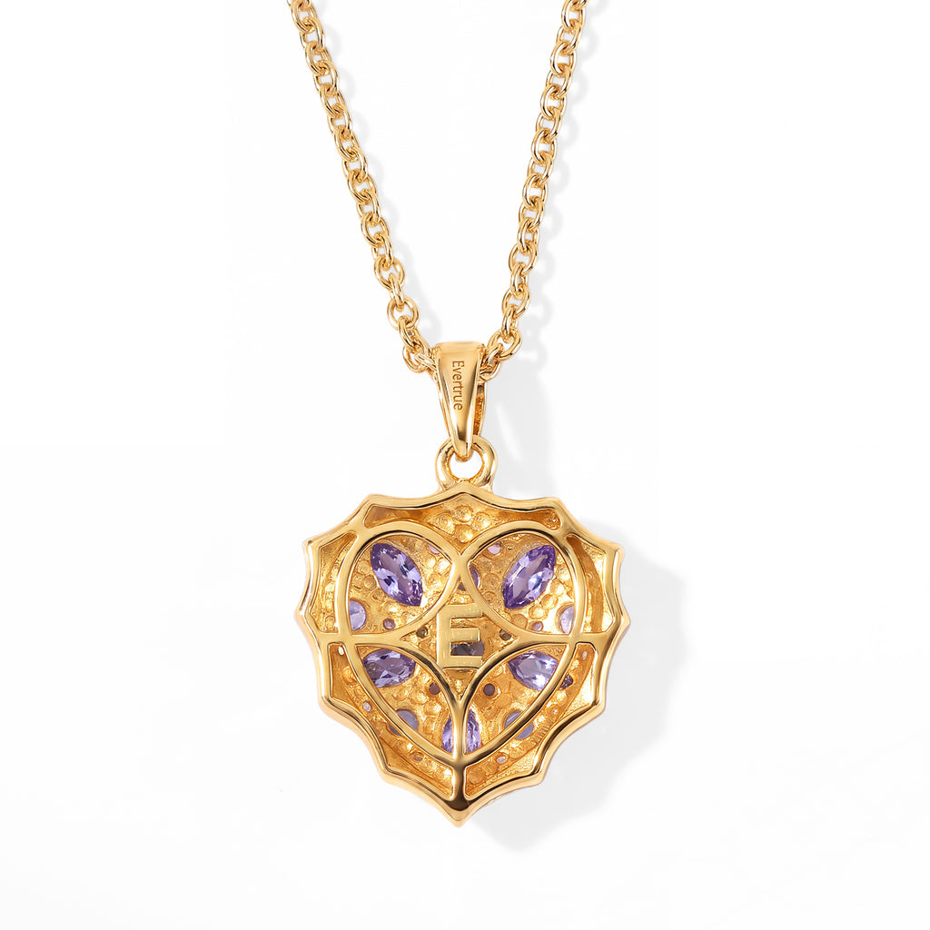 EVER TRUE Tansanit Anhänger mit Kette, ca. 50 cm ca. 2.05 ct