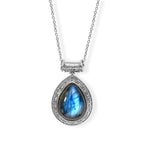 EVER TRUE AAA Labradorit Schmuckset ca. 50 cm ca. 16,07 ct.