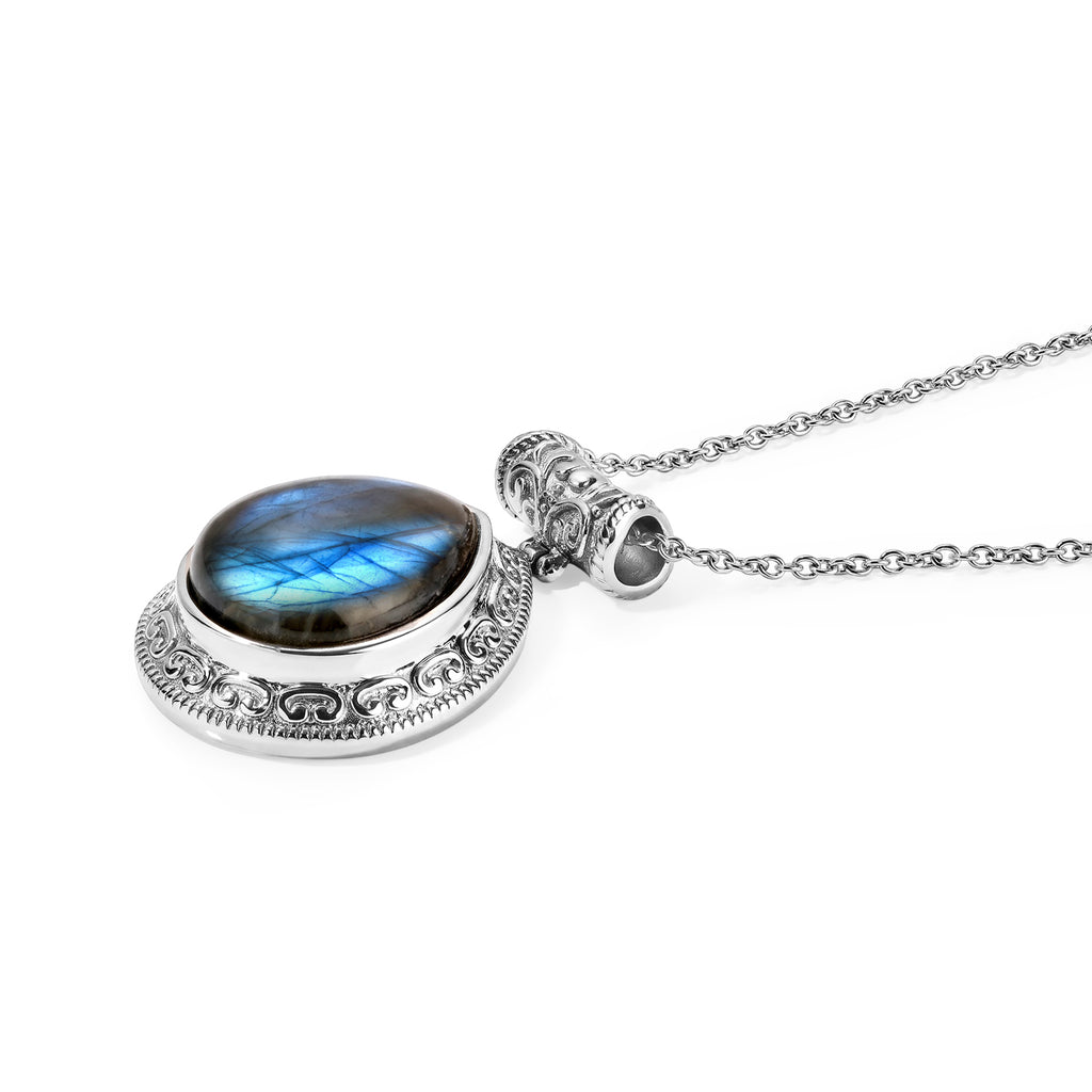 EVER TRUE AAA Labradorit Schmuckset ca. 50 cm ca. 16,07 ct.