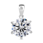 Exklusives Luxuriant Diamond Set: IGI zertifizierte VS-EF Labor-Diamant-Anhänger & Ring in 950 Platin
