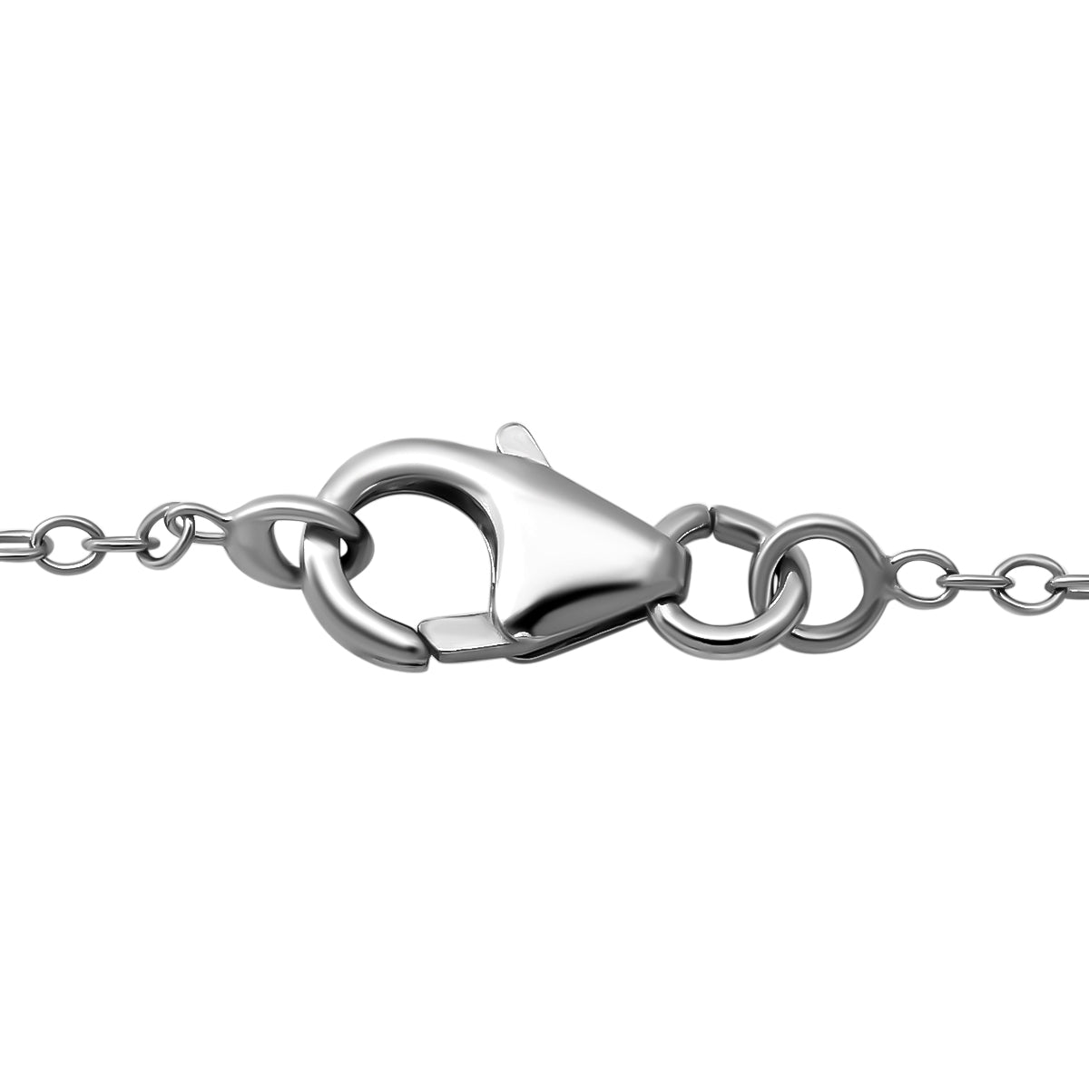Natürlicher, äthiopischer Welo Opal und natürlicher Chromdiopsid-Anhänger mit Kette, 925 Silber platiniert ca. 1,69 ct