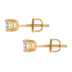 LUXURIANT DIAMOND- SGL zertifizierter VS-EF Labor Diamant Anhänger und Ohrringe in 375 Gelbgold