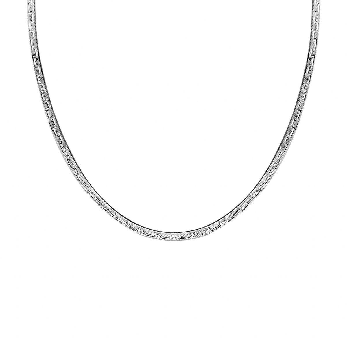 Fischgrätenkette 43cm und 18+2cm Armband