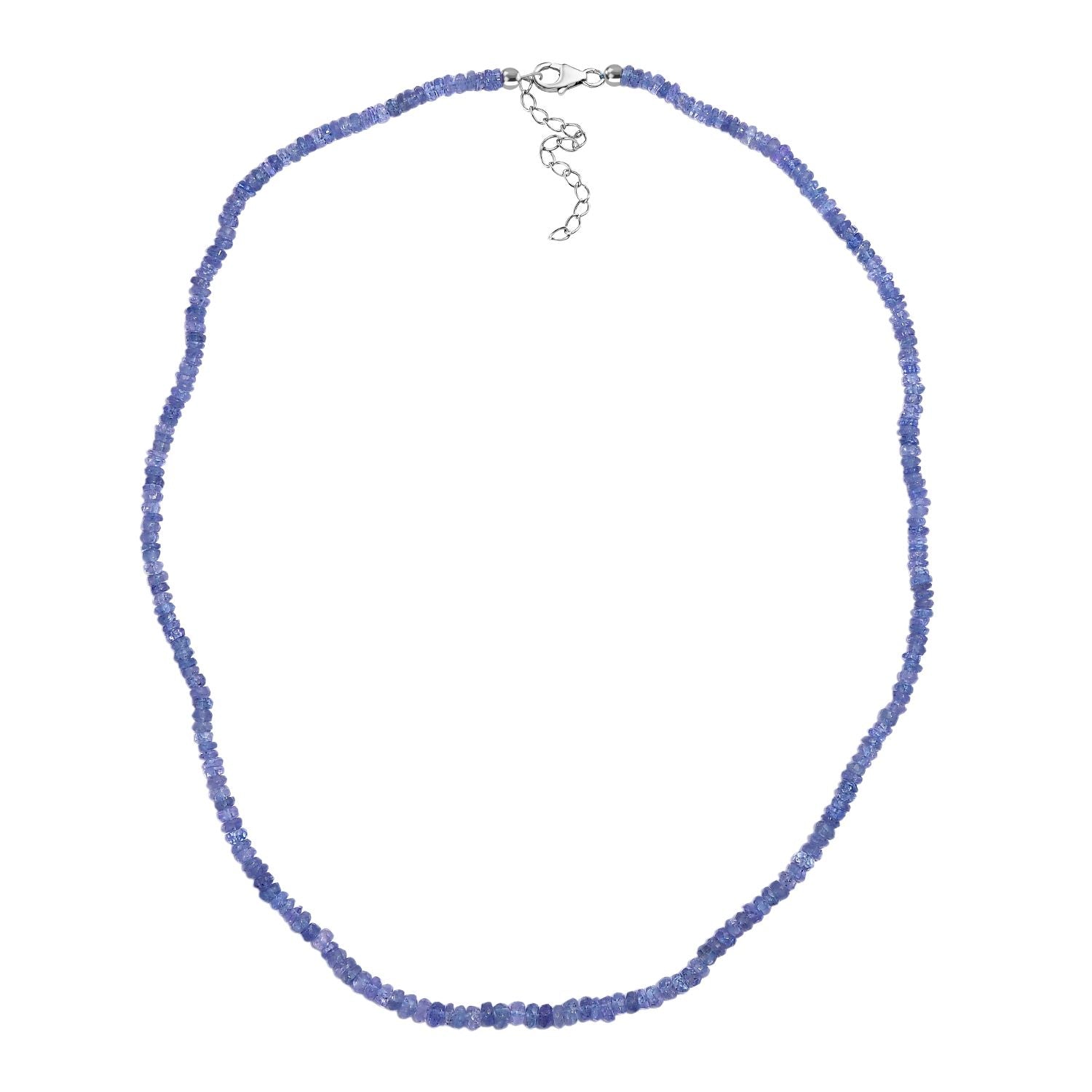 Tansanit 45cm Halskette und 19cm Armband
