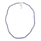 Tansanit 45cm Halskette und 19cm Armband