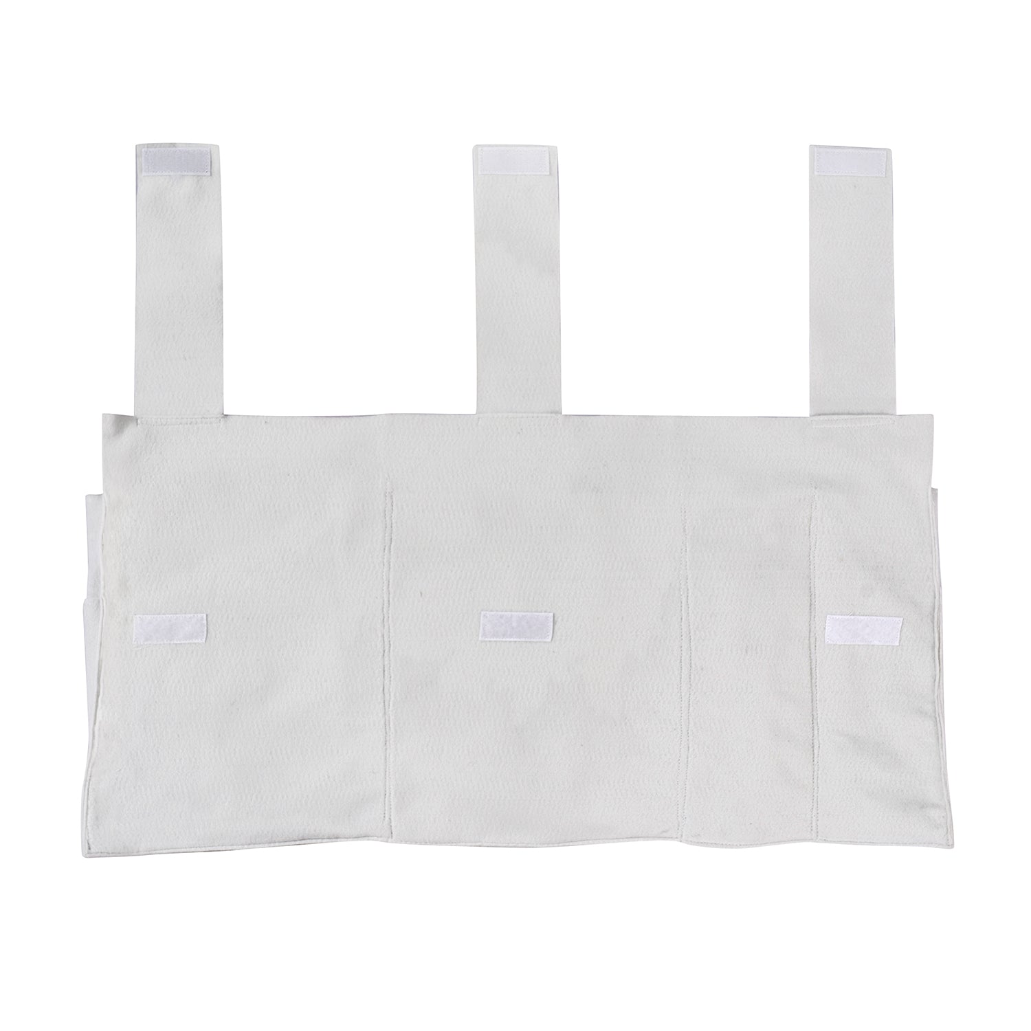 HOMESMART - Nachttisch Organizer mit 4 Fächern, 72x38 cm, Elfenbeinfarben