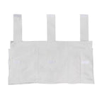 HOMESMART - Nachttisch Organizer mit 4 Fächern, 72x38 cm, Elfenbeinfarben