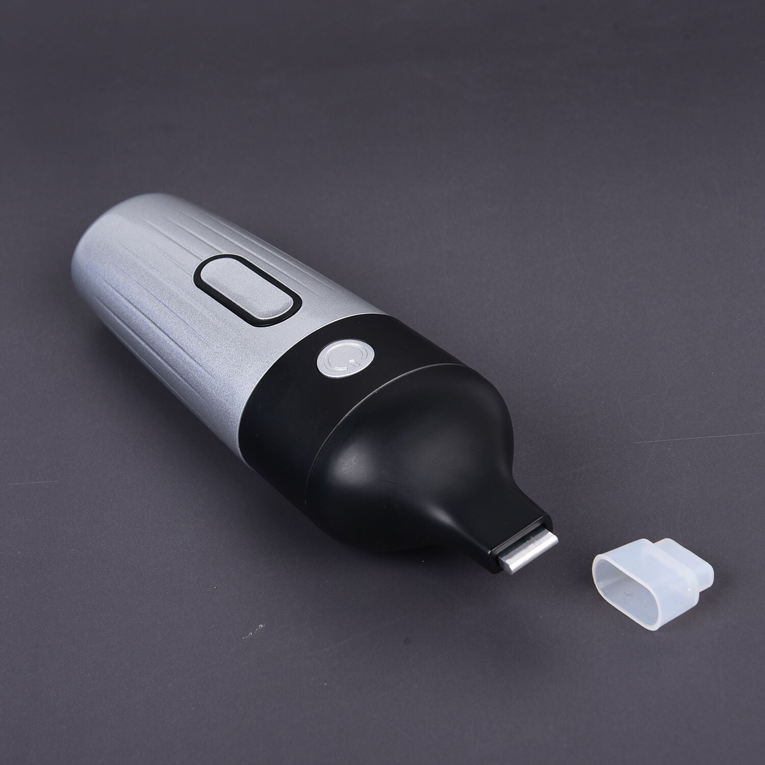 HOMESMART - Ultraschall Reinigungsstift, Zubehör inkl. und 2000mAh Batterie, 15x4,7 cm, Silber