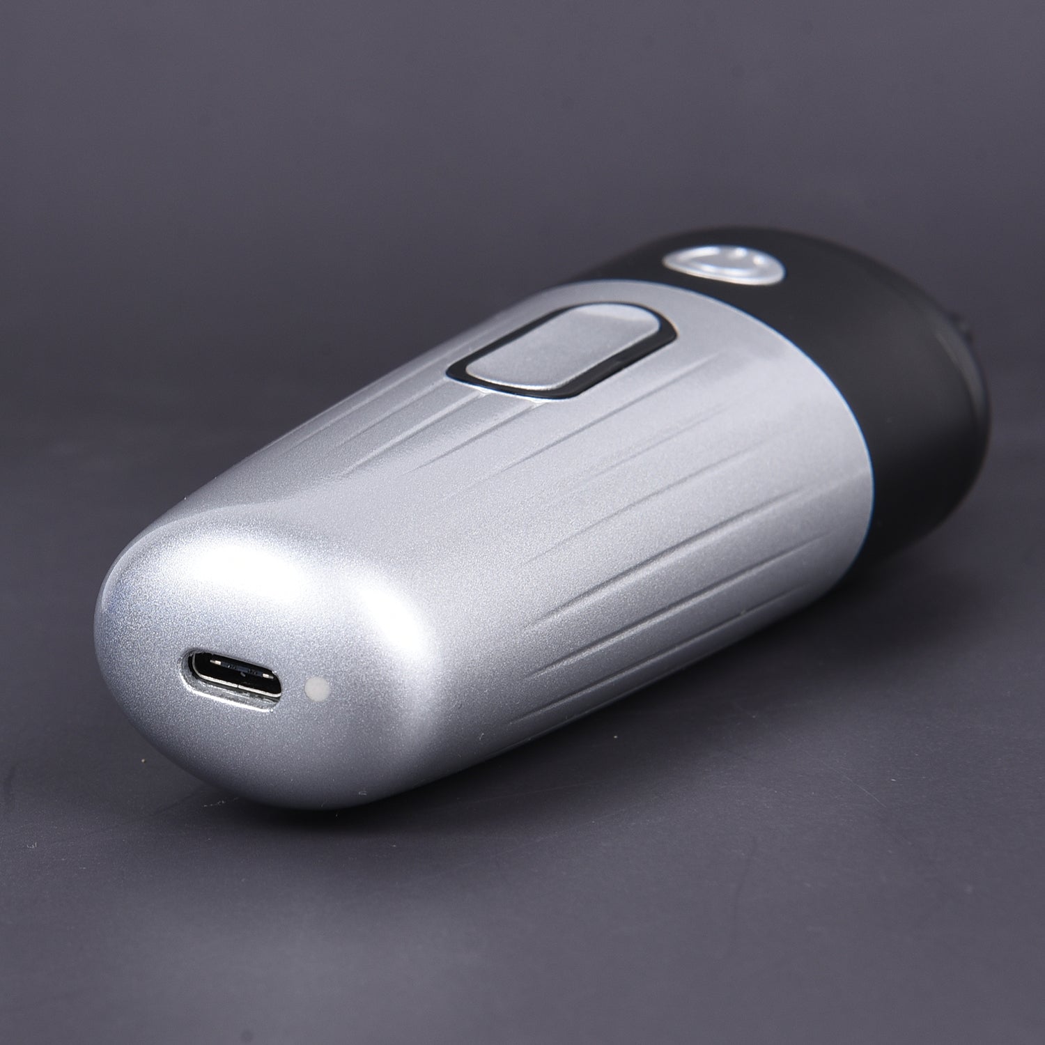 HOMESMART - Ultraschall Reinigungsstift, Zubehör inkl. und 2000mAh Batterie, 15x4,7 cm, Silber