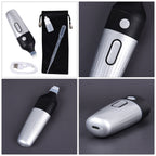 HOMESMART - Ultraschall Reinigungsstift, Zubehör inkl. und 2000mAh Batterie, 15x4,7 cm, Silber