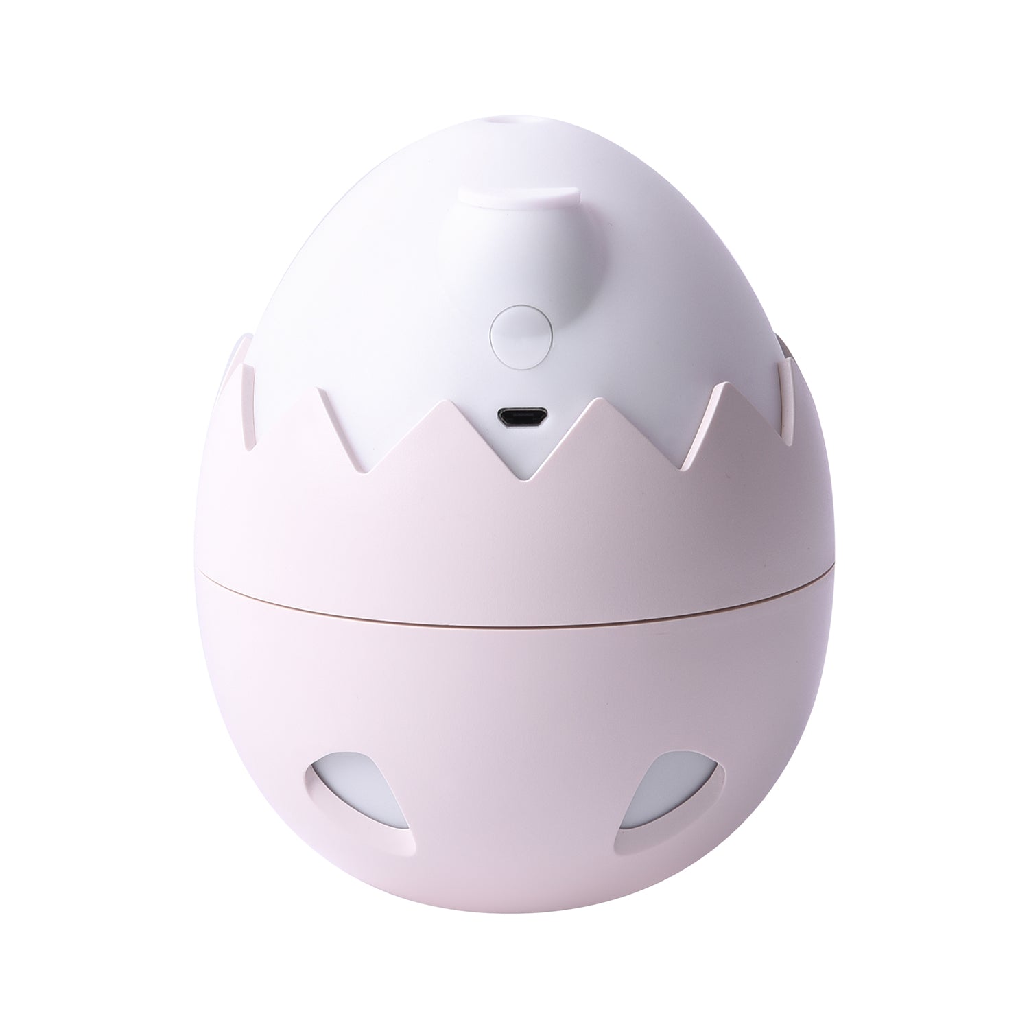 Eierschale Design Luftbefeuchter mit Nachtlicht und dual Spray Modus, Elfenbein
