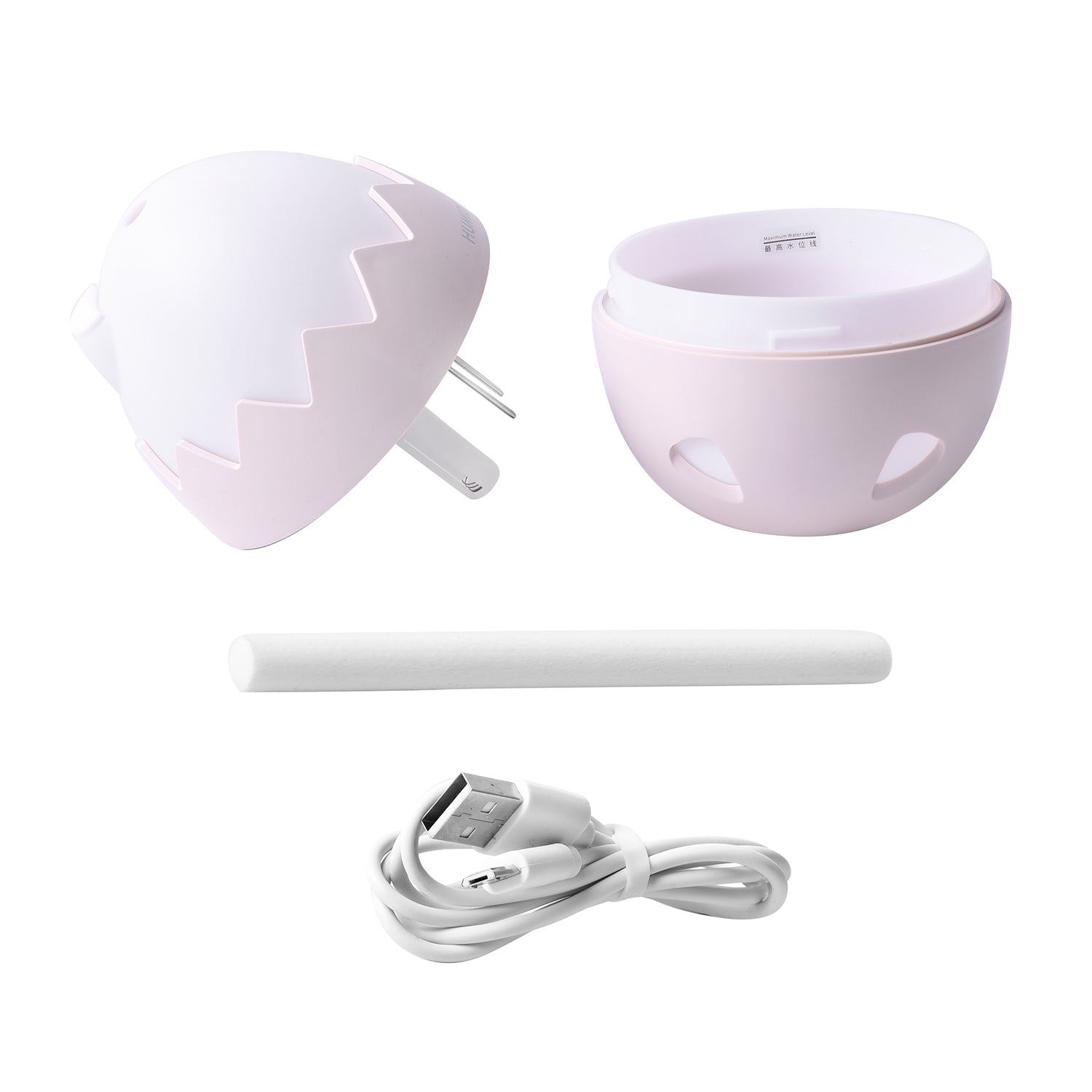 Eierschale Design Luftbefeuchter mit Nachtlicht und dual Spray Modus, Elfenbein
