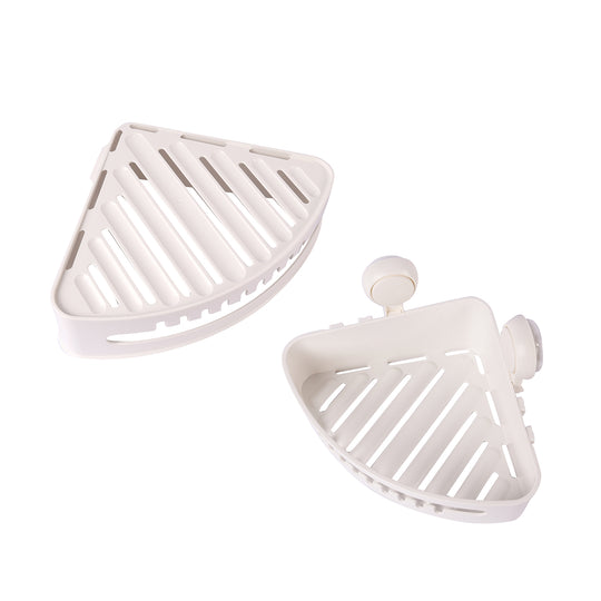 Dreieckiger Eckschrank, Größe 25,5x25,5x10,5 cm, Weiß