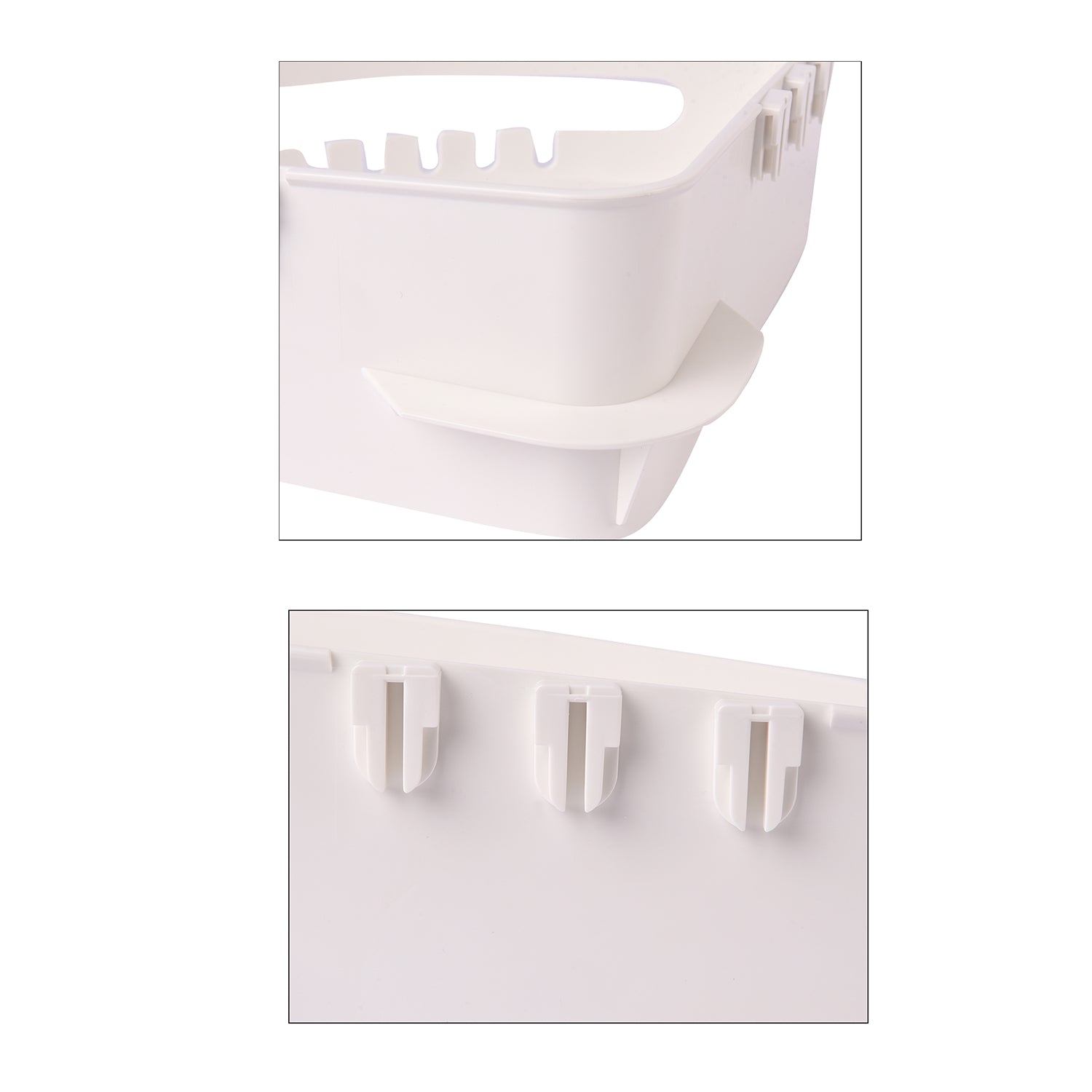 Dreieckiger Eckschrank, Größe 25,5x25,5x10,5 cm, Weiß