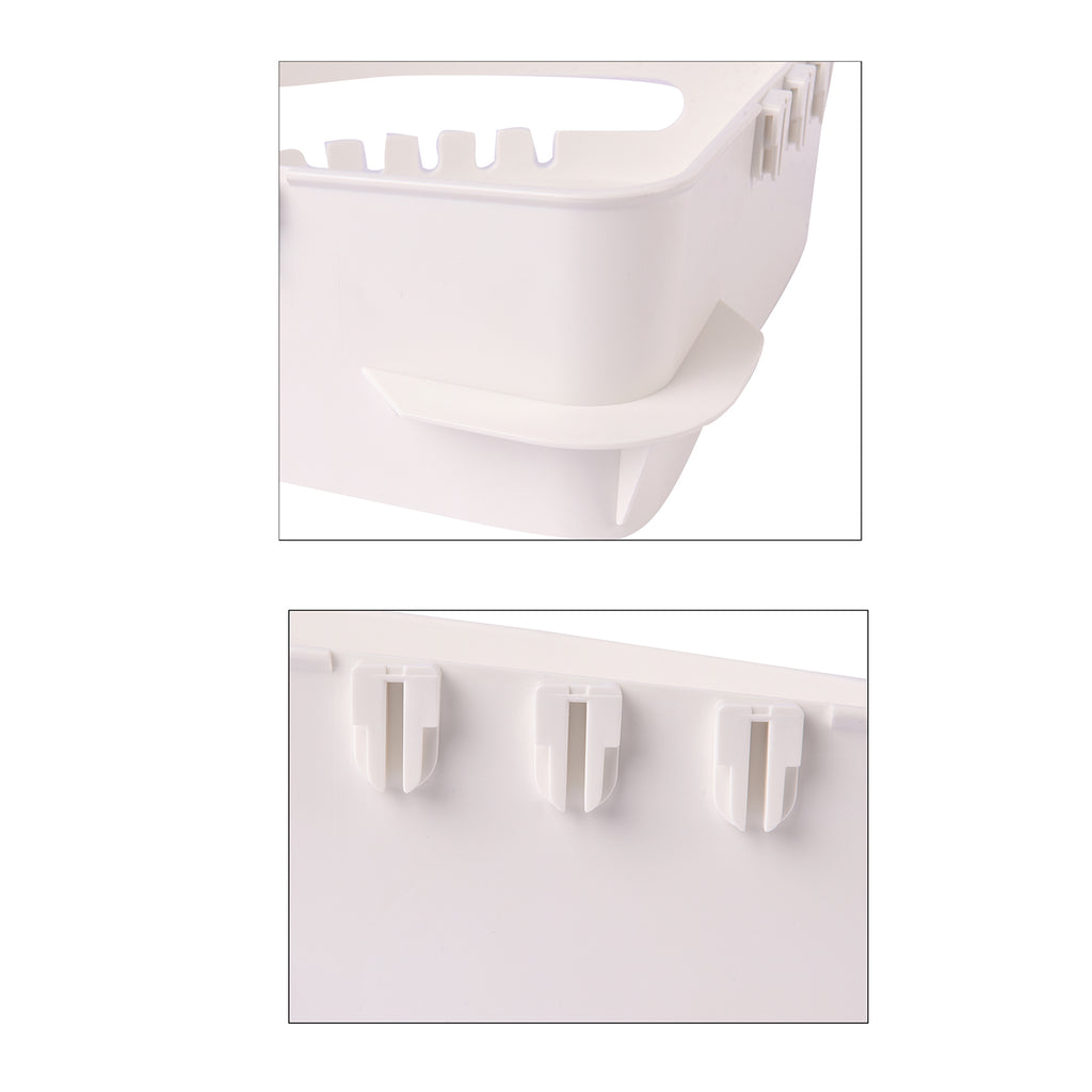 Dreieckiger Eckschrank, Größe 25,5x25,5x10,5 cm, Weiß