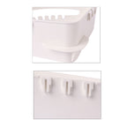 Dreieckiger Eckschrank, Größe 25,5x25,5x10,5 cm, Weiß