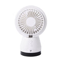 2 in 1: Ventilator mit Ionizer und abnehmbarer HEPA Filter, 3 Geschwindigkeiten, Weiß