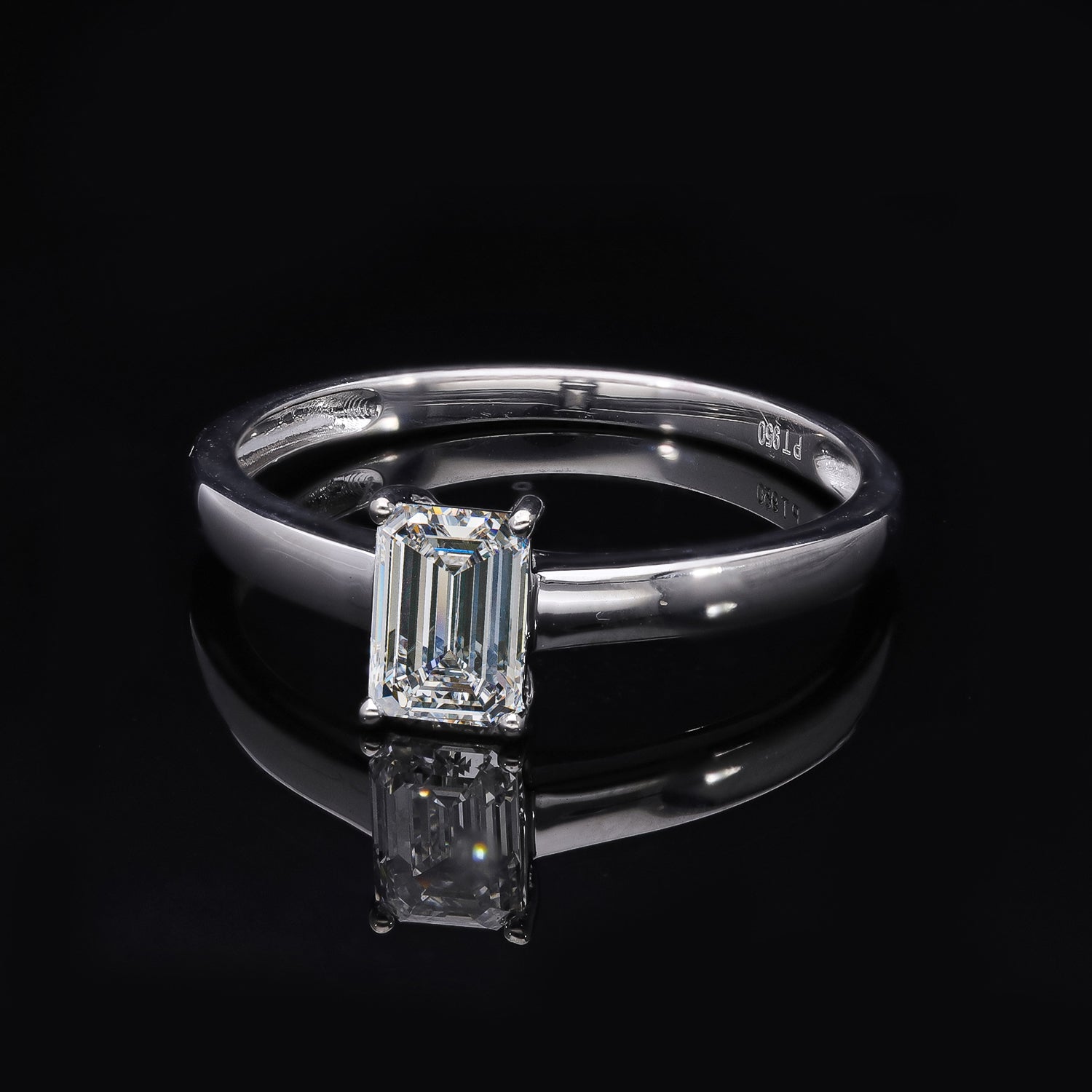 Luxuriant Diamond Premium Set: IGI zertifizierter VS Labor-Diamant-Ring & Anhänger in 950 Platin