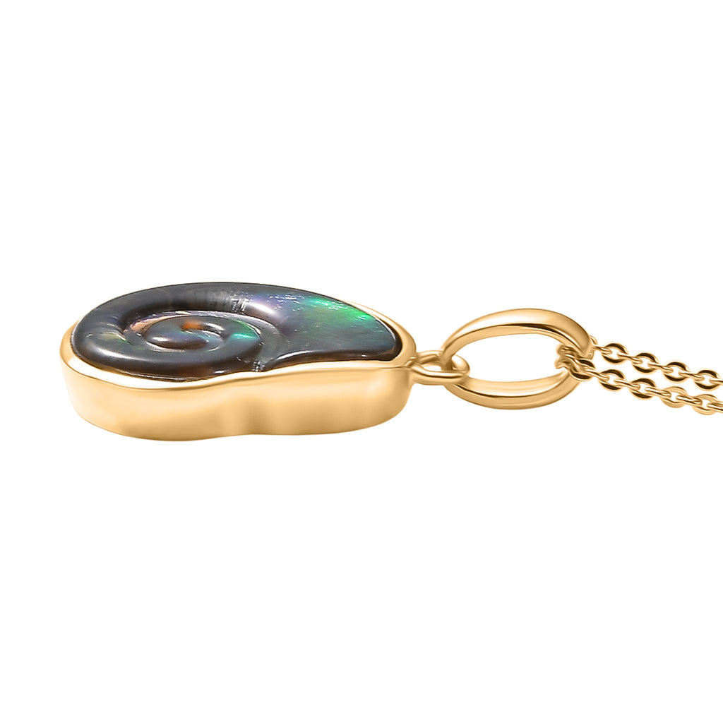 D'Joy Ammolit 19cm Armband und Anhänger mit 50cm Kette